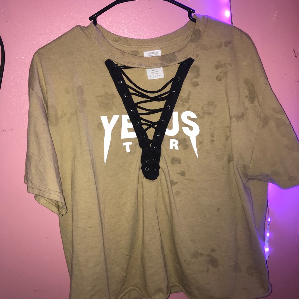 Yeezus customs tee